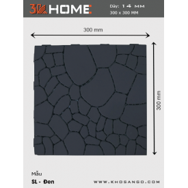 PVC Decking Tiles SL-Black